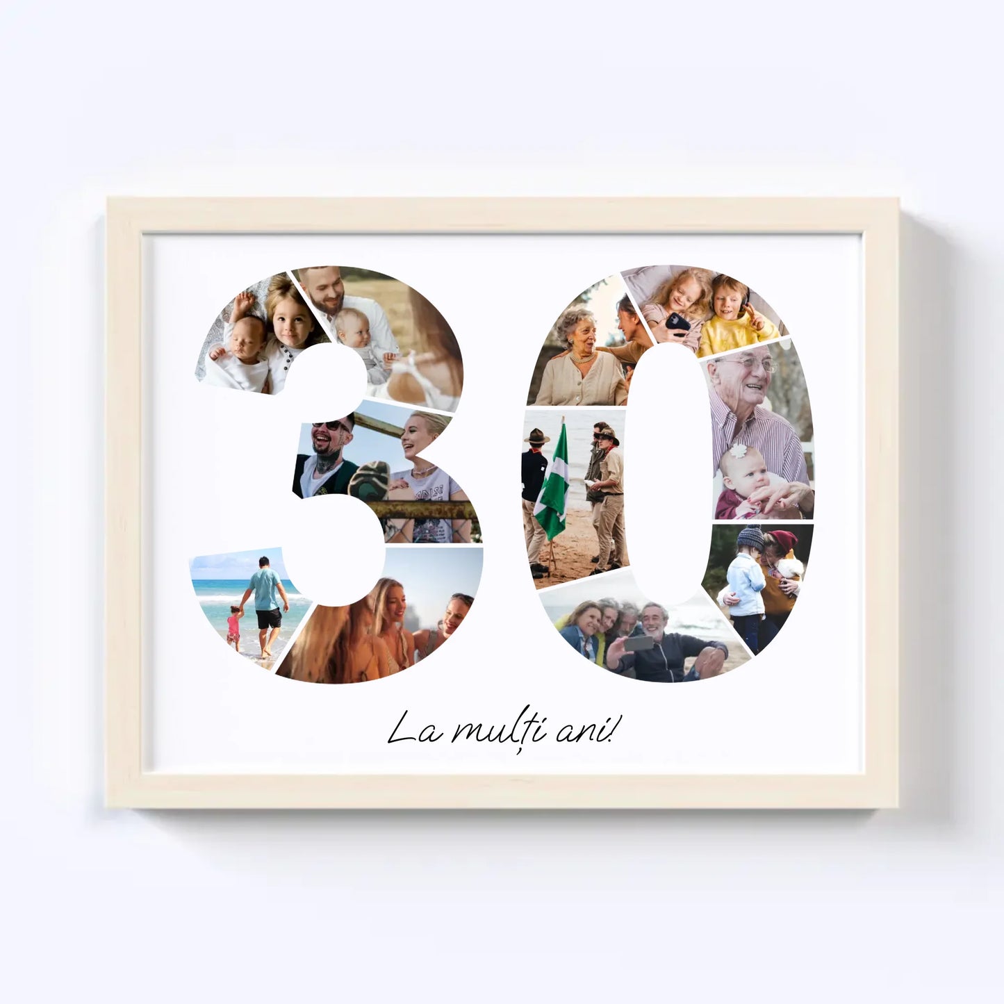 Colaj unic cifra aniversară 30-39