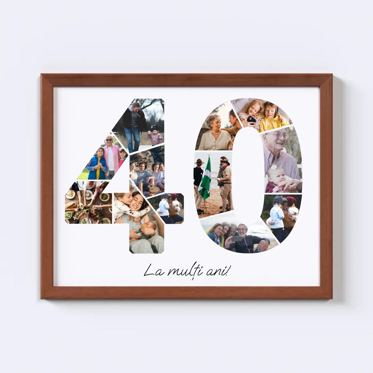 Colaj unic cifra aniversară 40-49