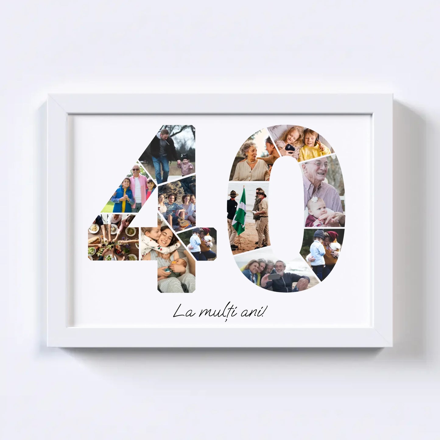 Colaj unic cifra aniversară 40-49