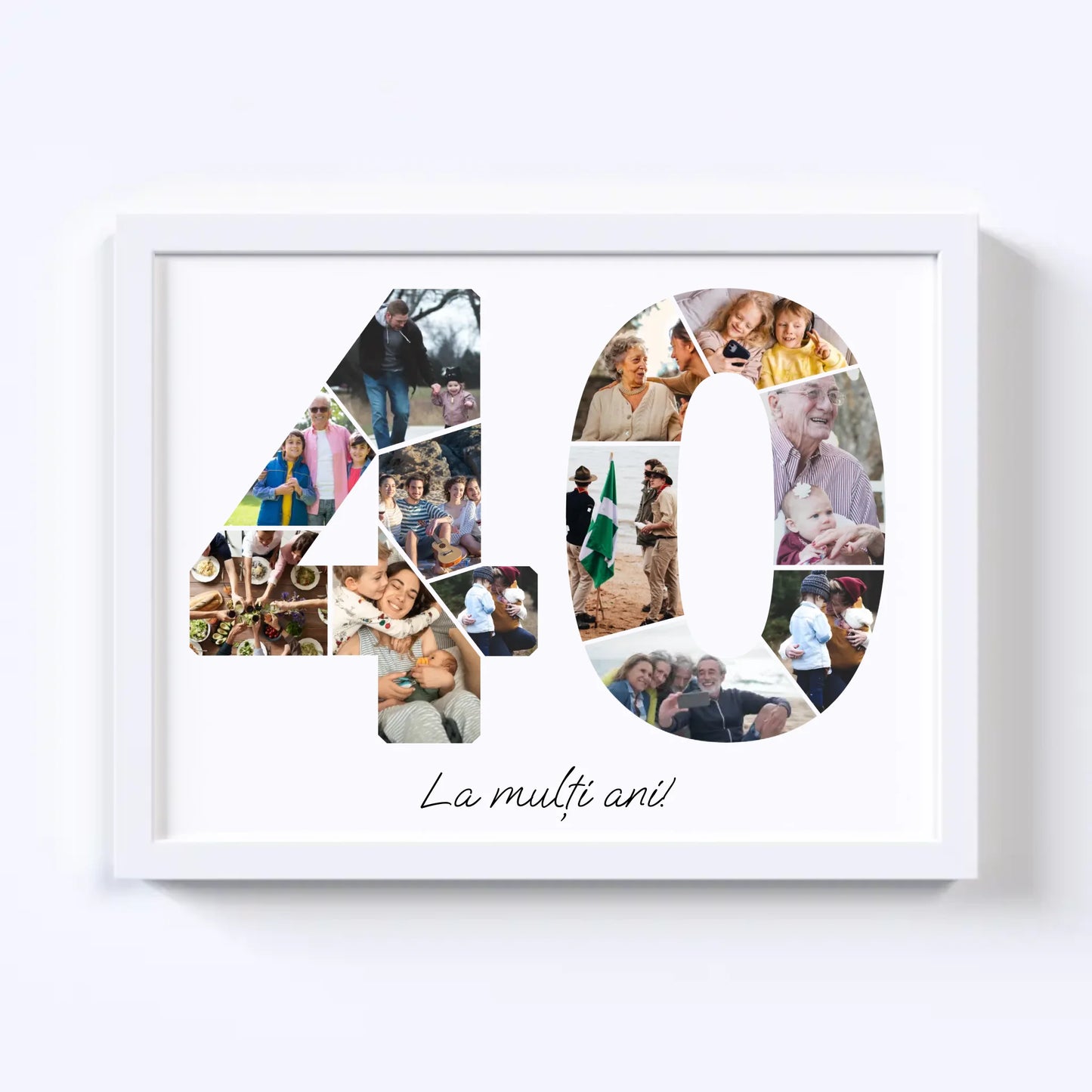 Colaj unic cifra aniversară 40-49