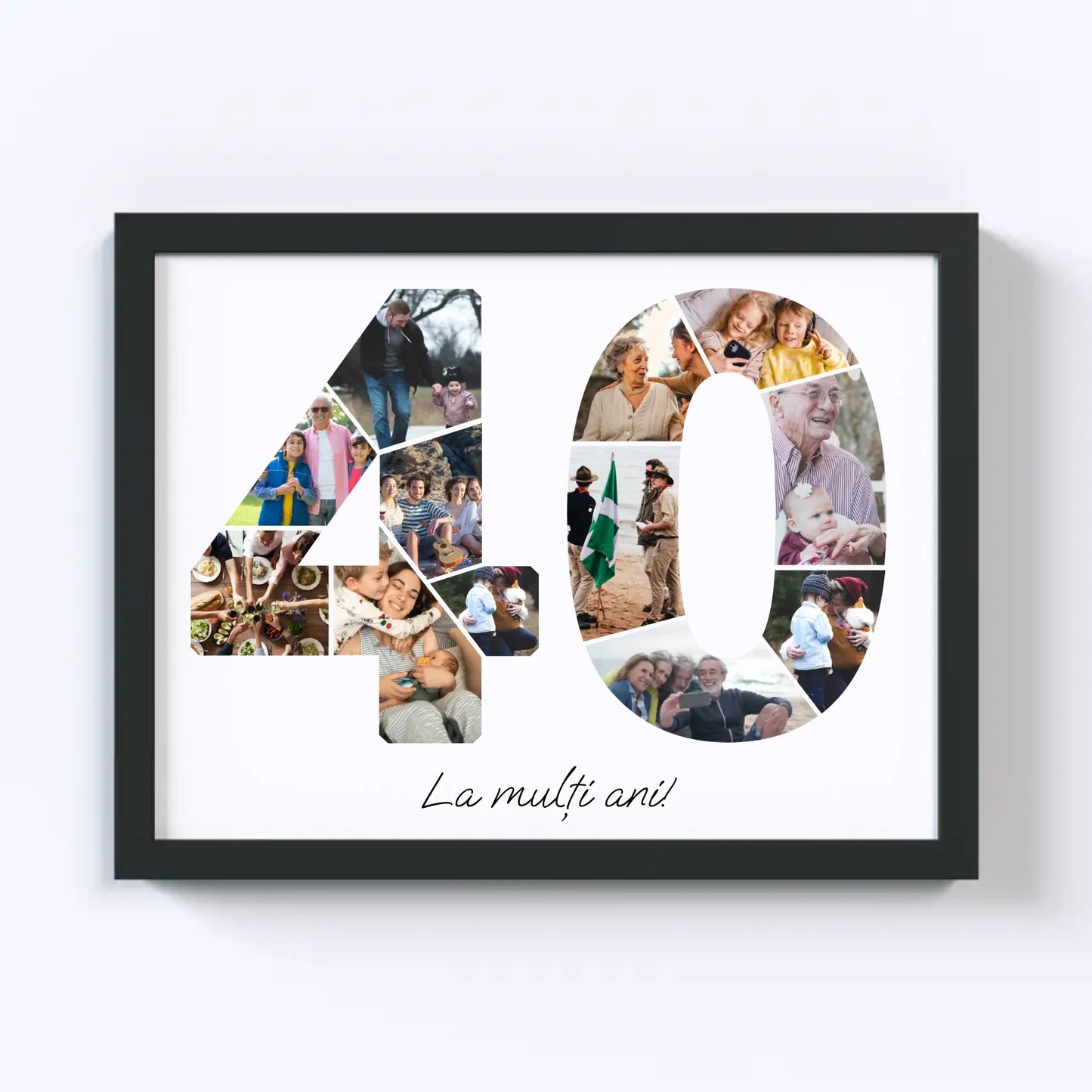 Colaj unic cifra aniversară 40-49