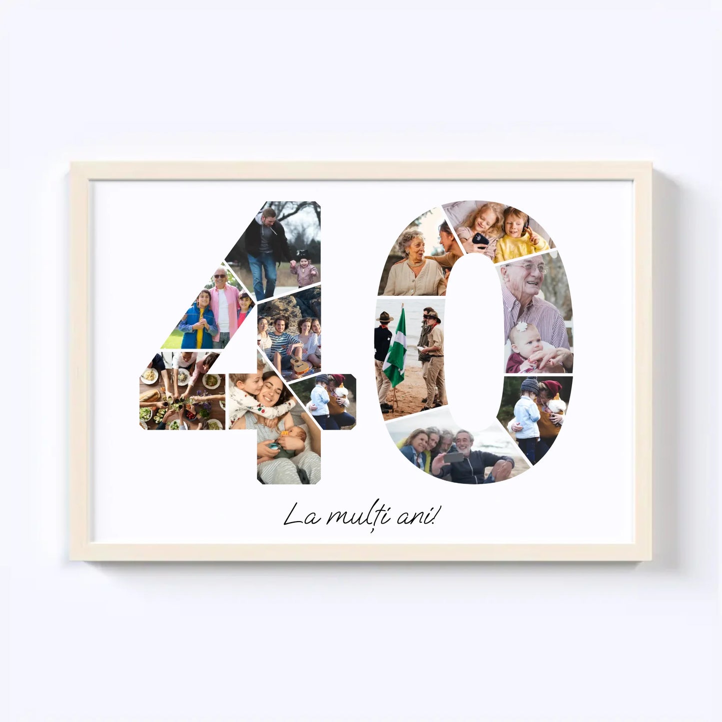 Colaj unic cifra aniversară 40-49