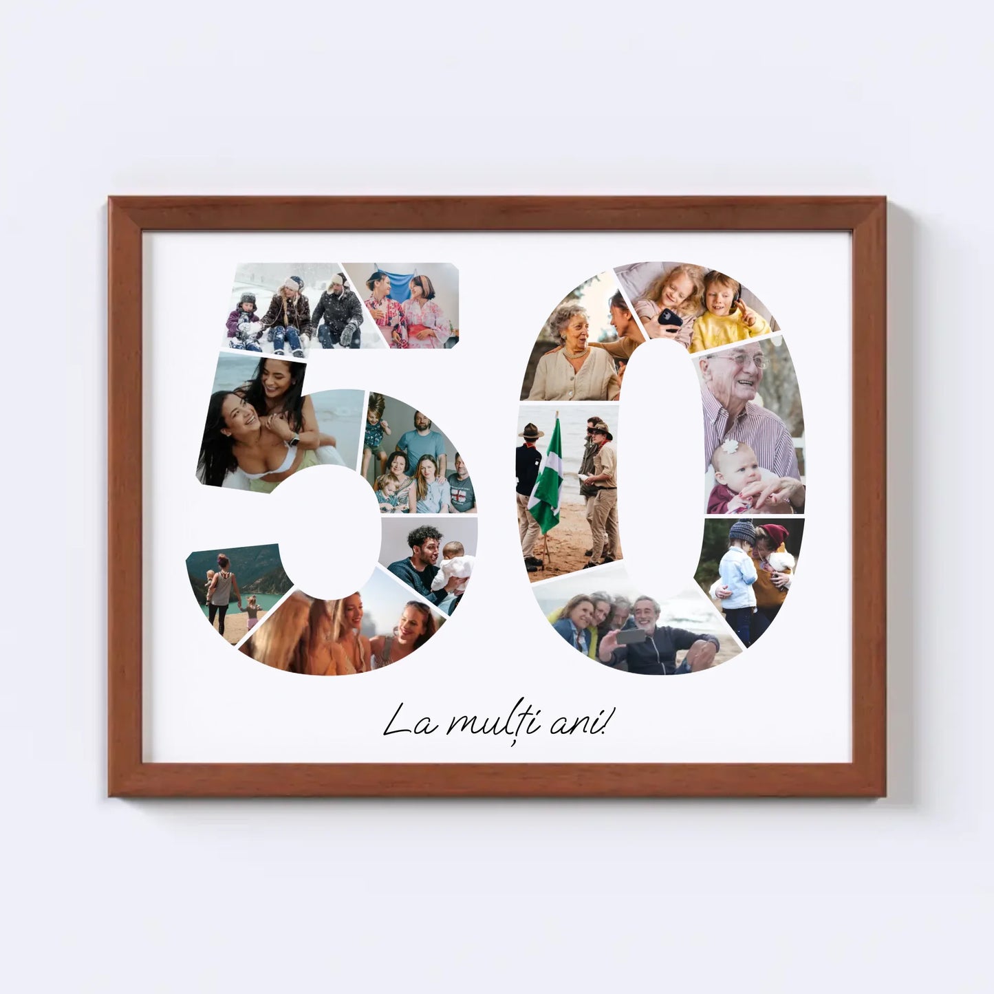 Colaj unic cifra aniversară 50-59