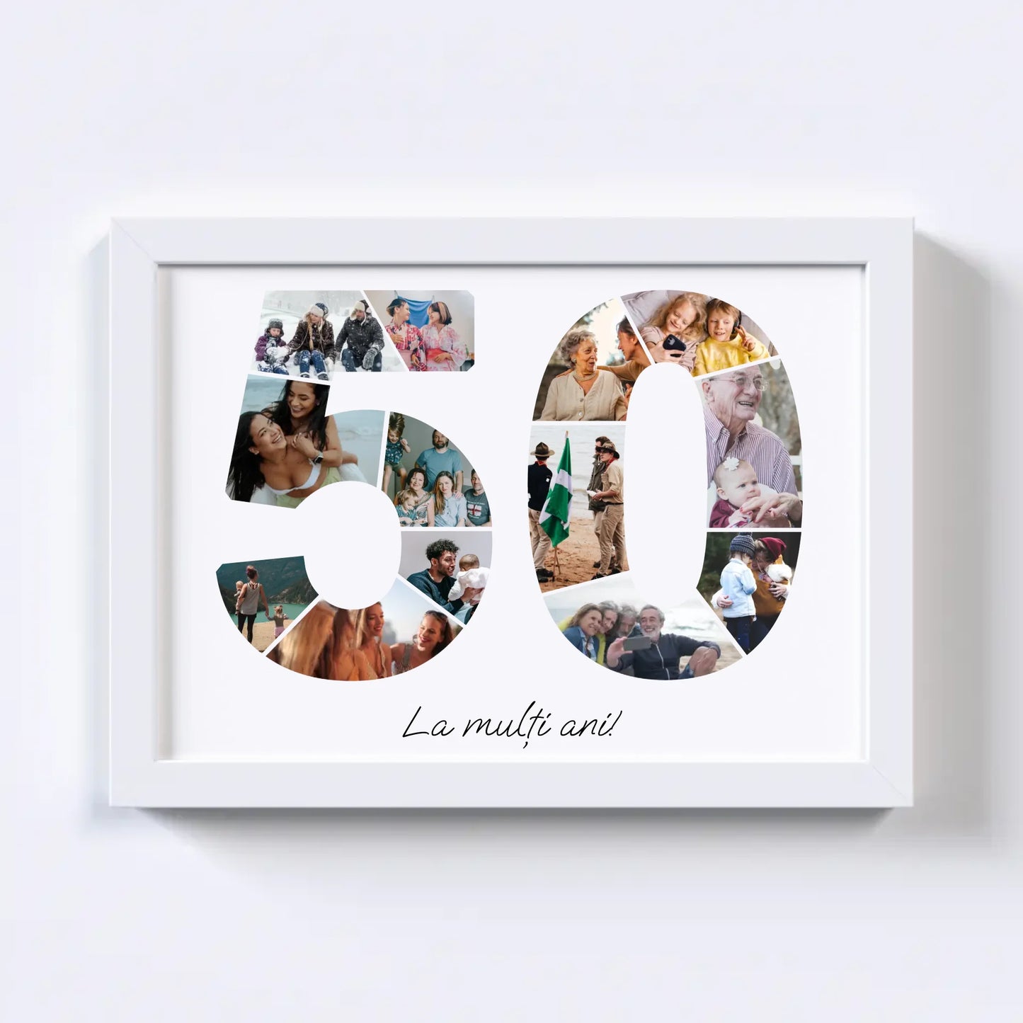 Colaj unic cifra aniversară 50-59