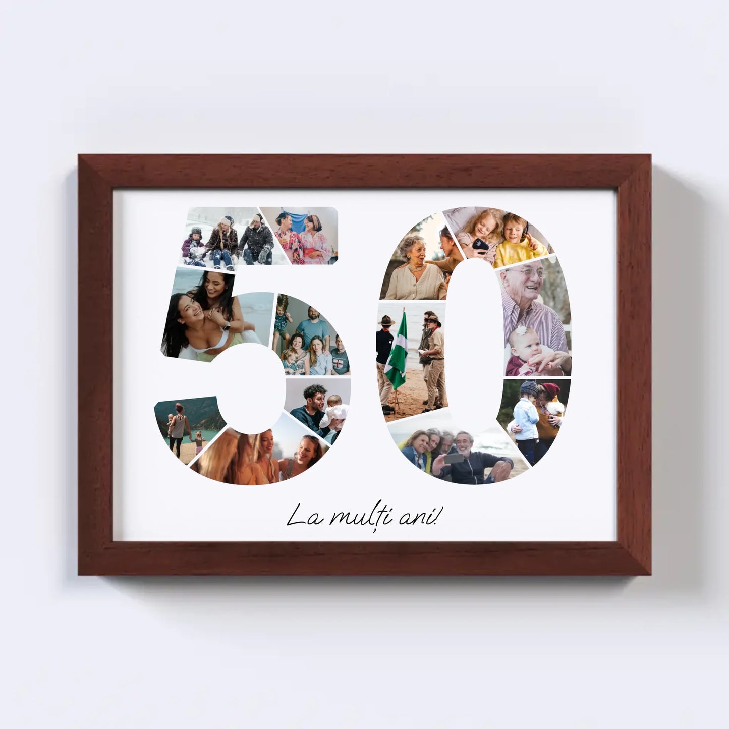 Colaj unic cifra aniversară 50-59