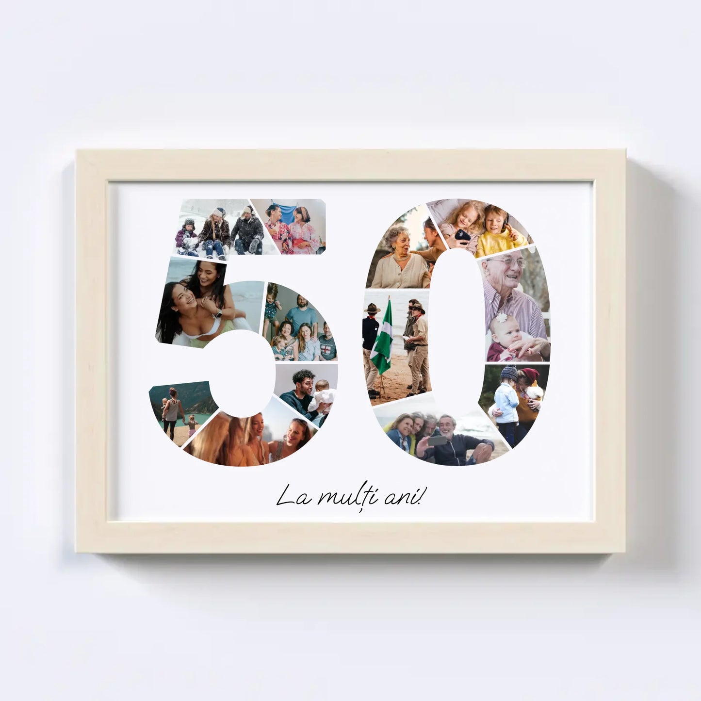 Colaj unic cifra aniversară 50-59