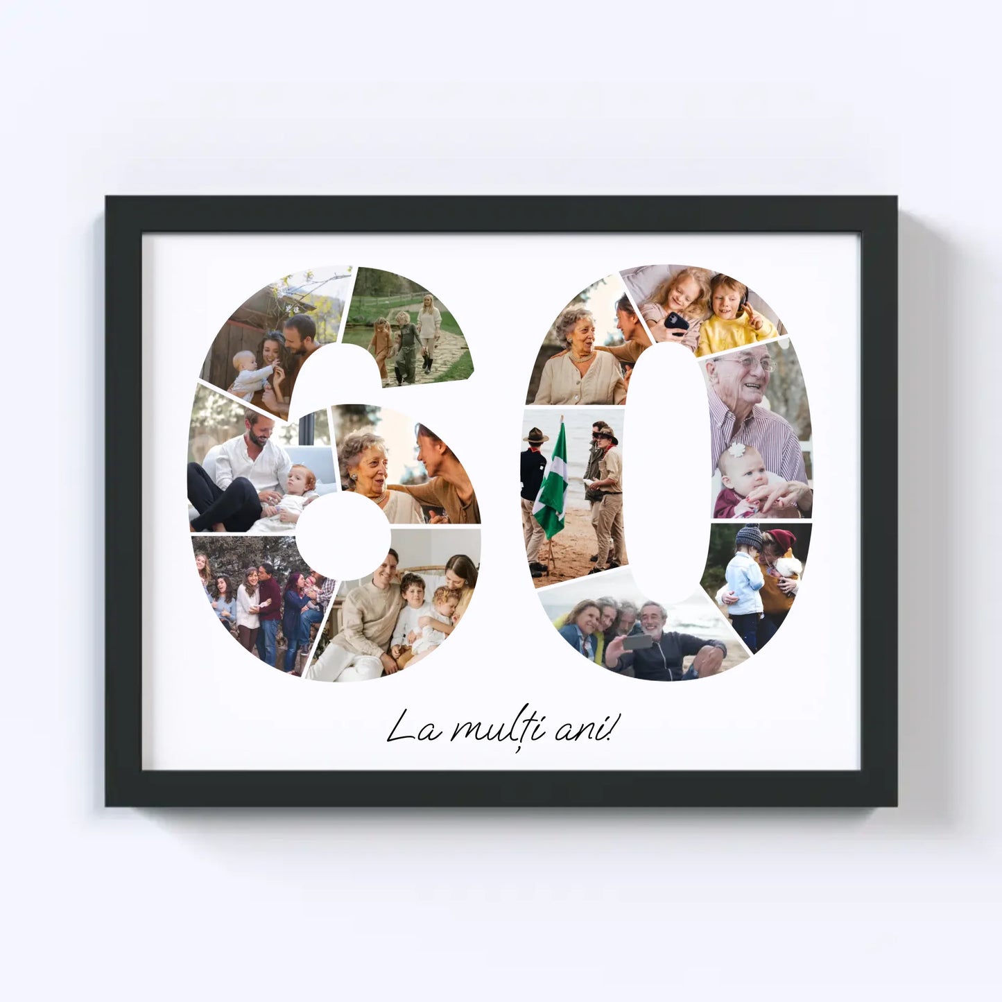 Colaj unic cifra aniversară 60-69