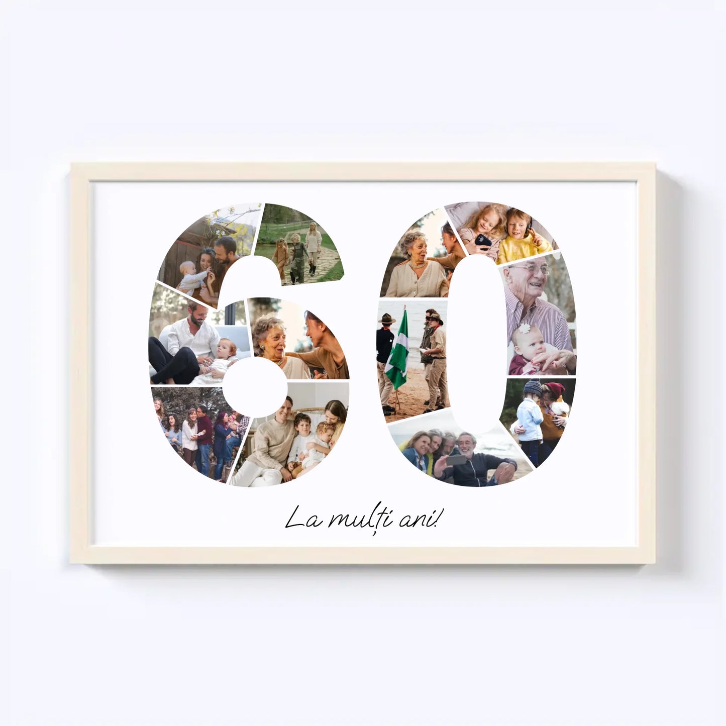 Colaj unic cifra aniversară 60-69