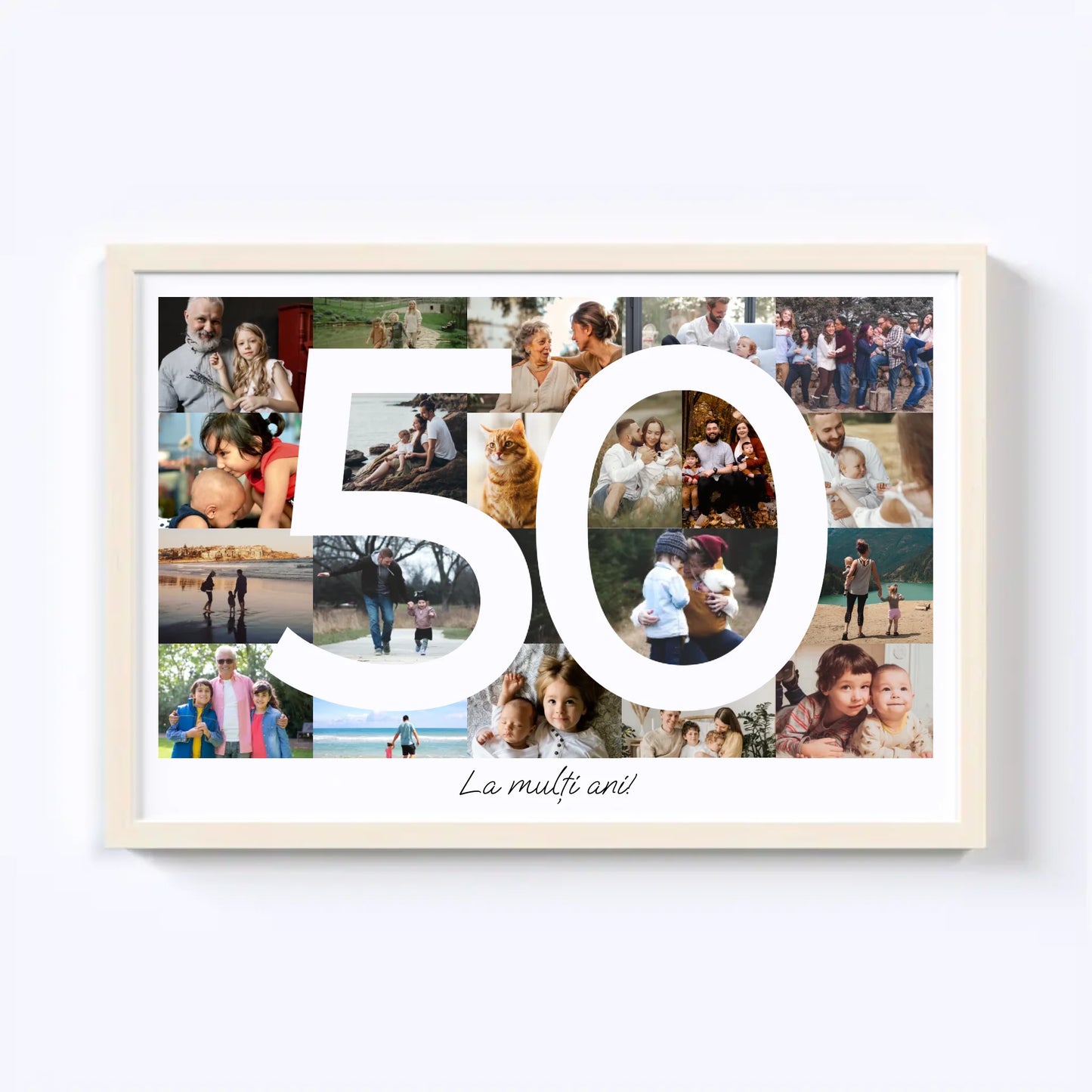 Colaj foto pentru aniversarea de 50 de ani