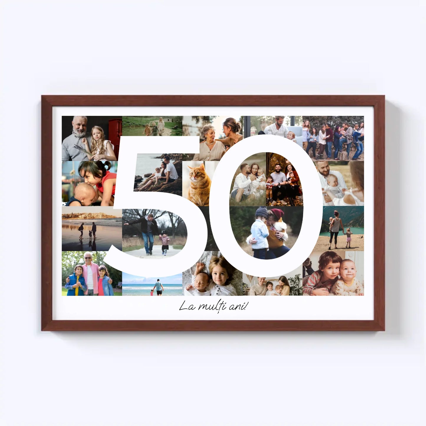 Colaj foto pentru aniversarea de 50 de ani