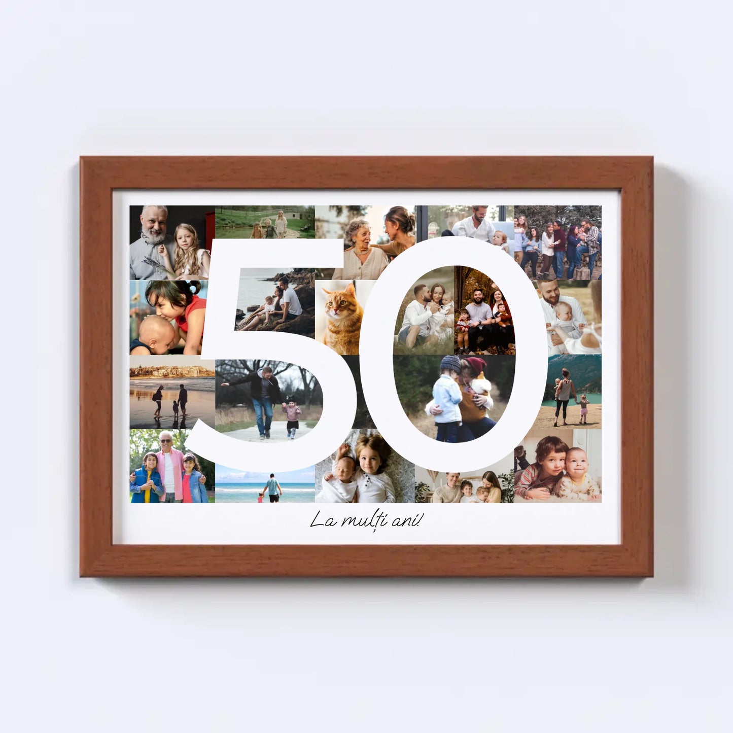 Colaj foto pentru aniversarea de 50 de ani