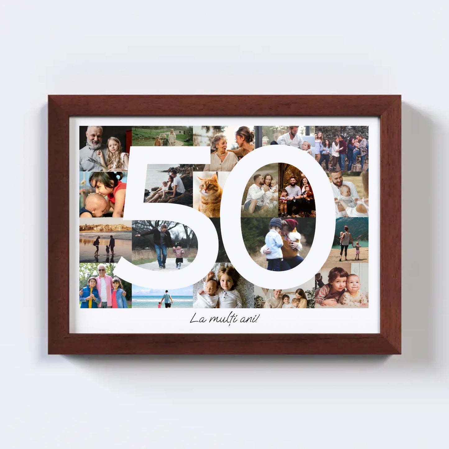 Colaj foto pentru aniversarea de 50 de ani