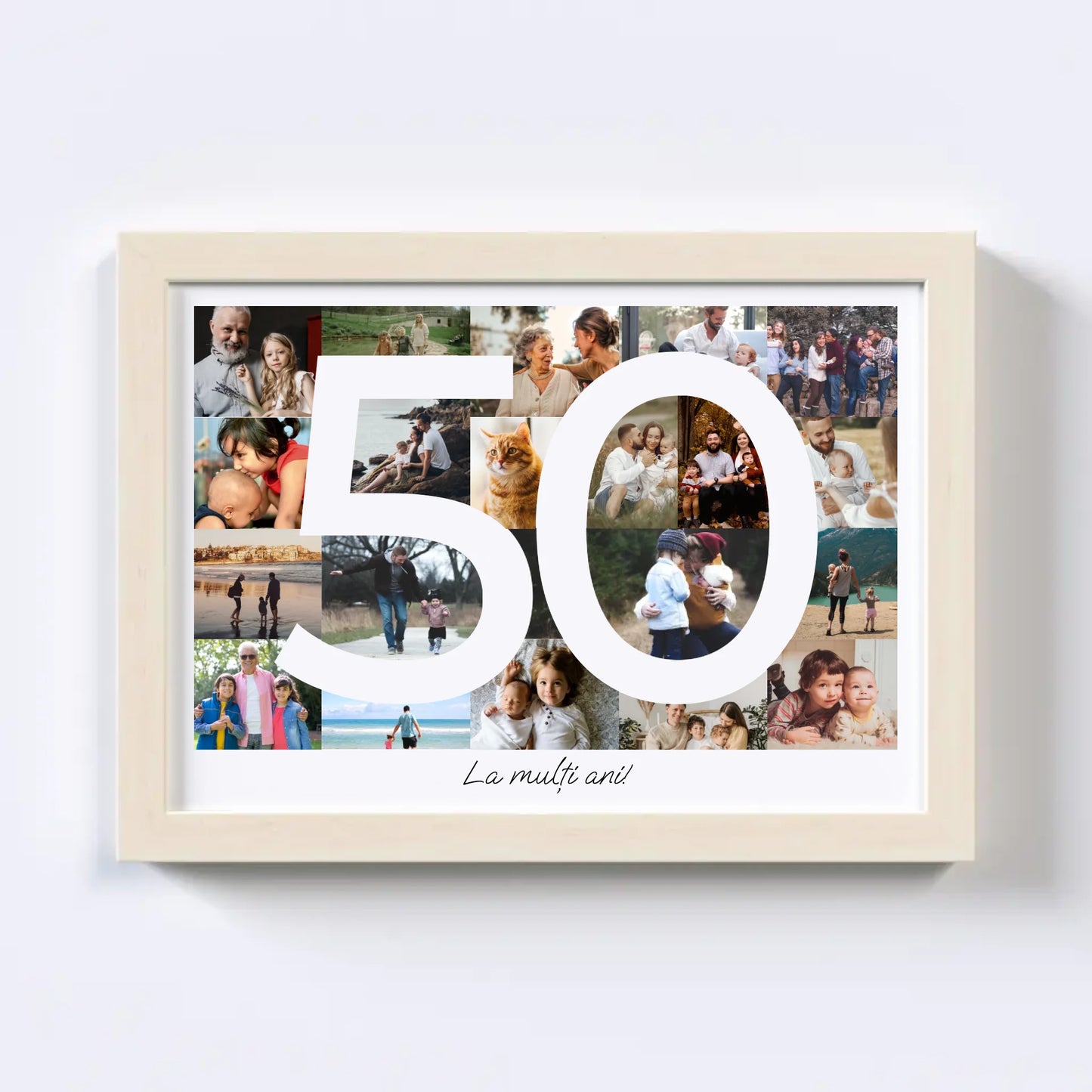 Colaj foto pentru aniversarea de 50 de ani