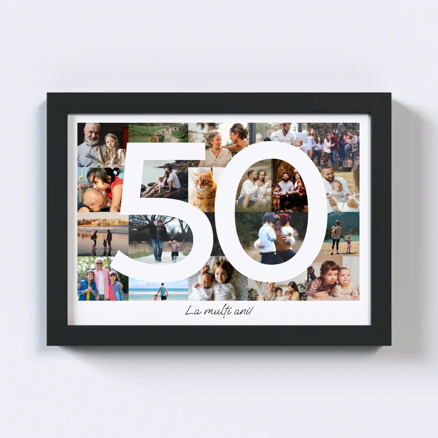 Colaj foto pentru aniversarea de 50 de ani