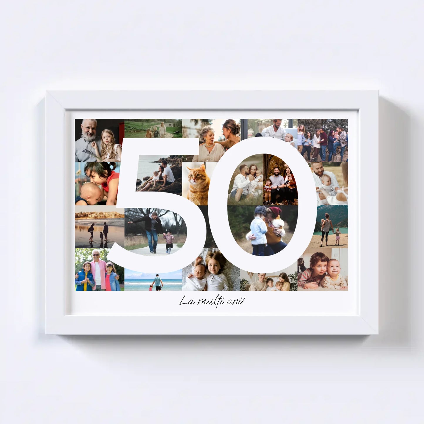 Colaj foto pentru aniversarea de 50 de ani