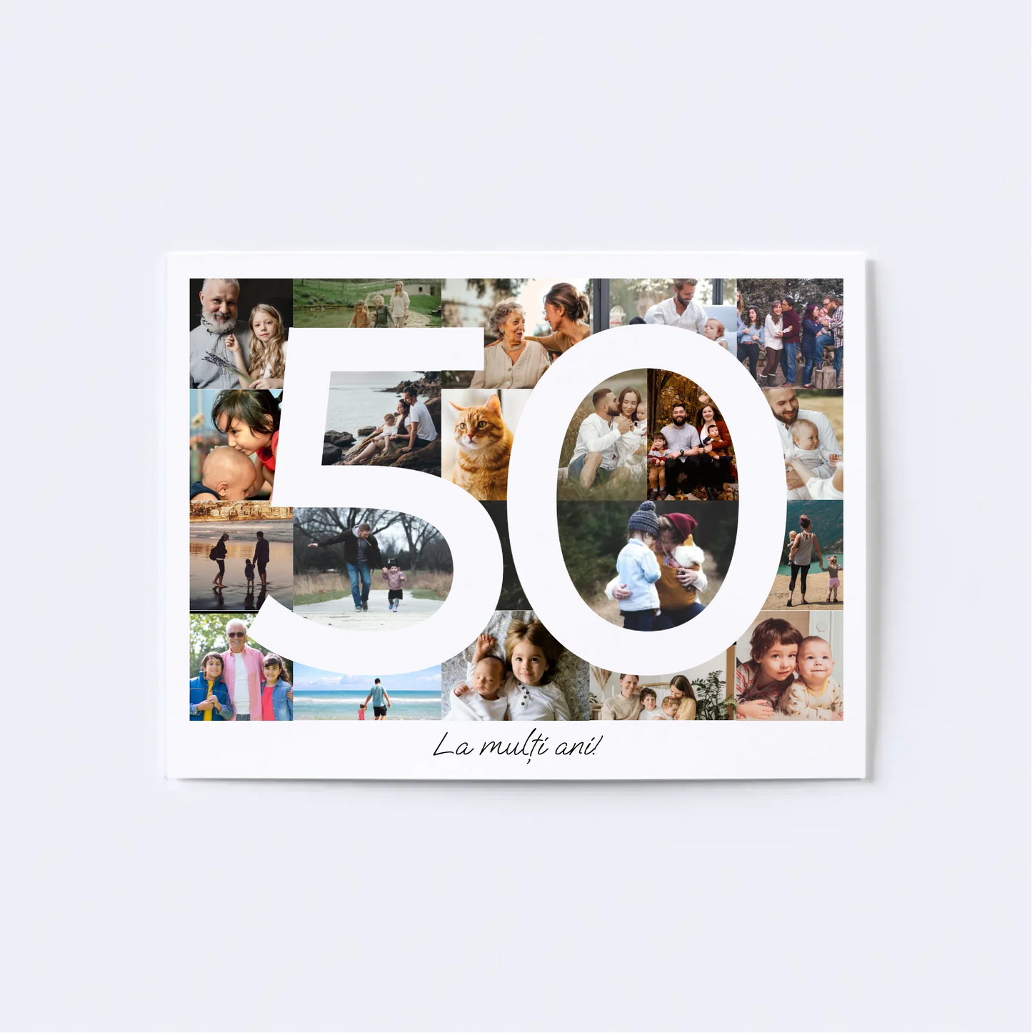 Colaj foto pentru aniversarea de 50 de ani