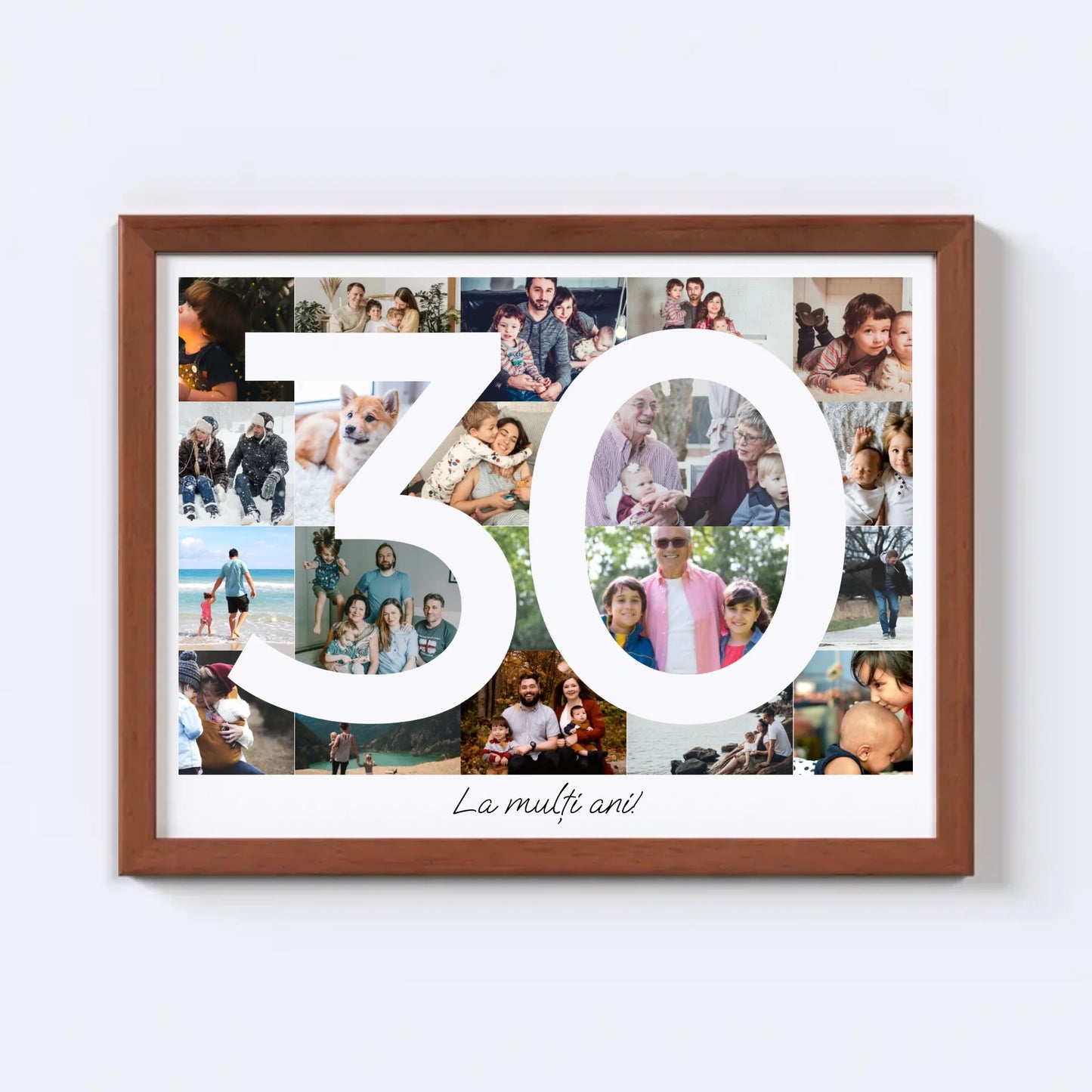 Colaj foto pentru aniversarea de 30 de ani