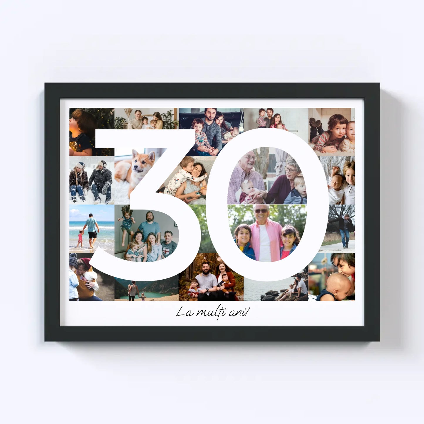 Colaj foto pentru aniversarea de 30 de ani