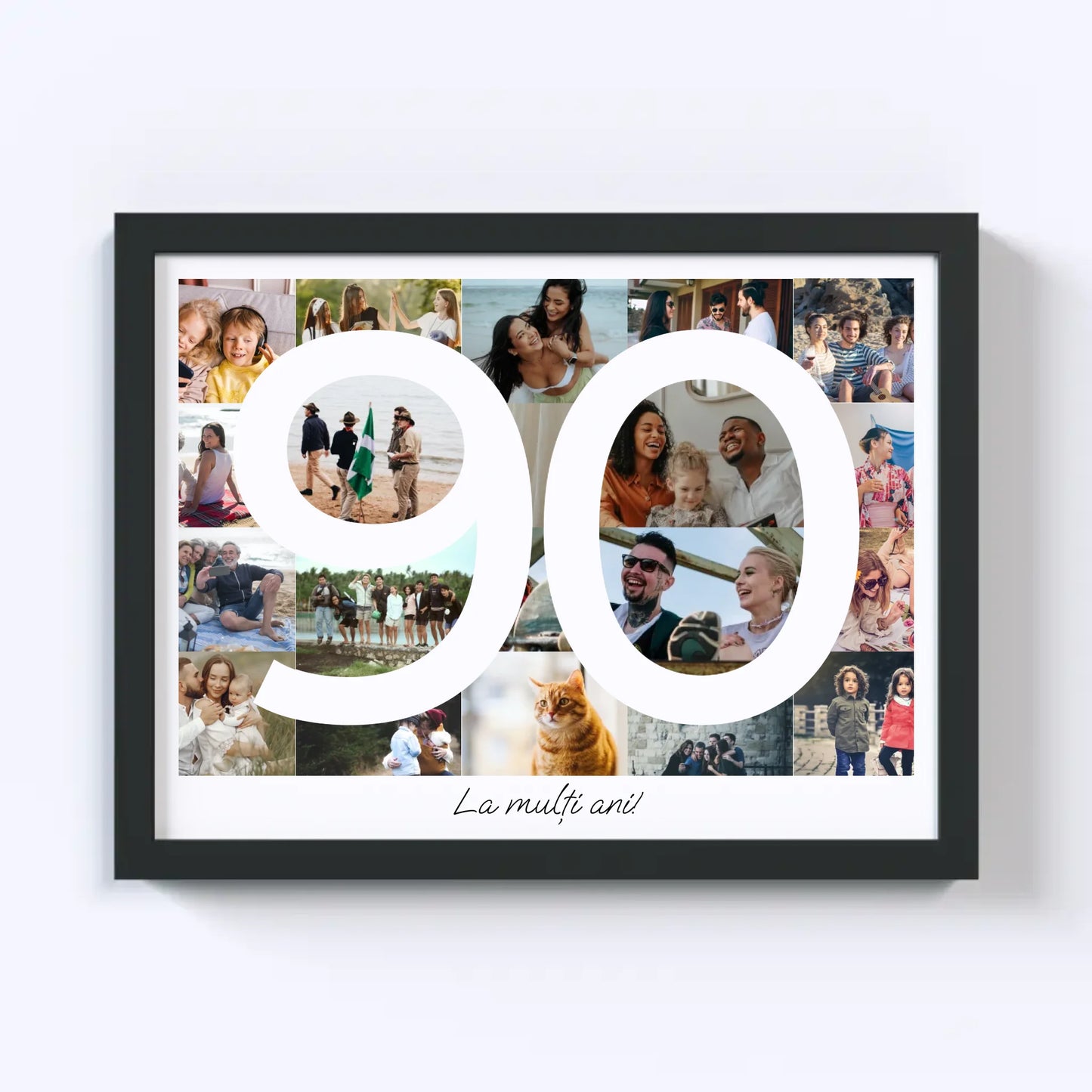 Colaj foto pentru aniversarea de 90 de ani