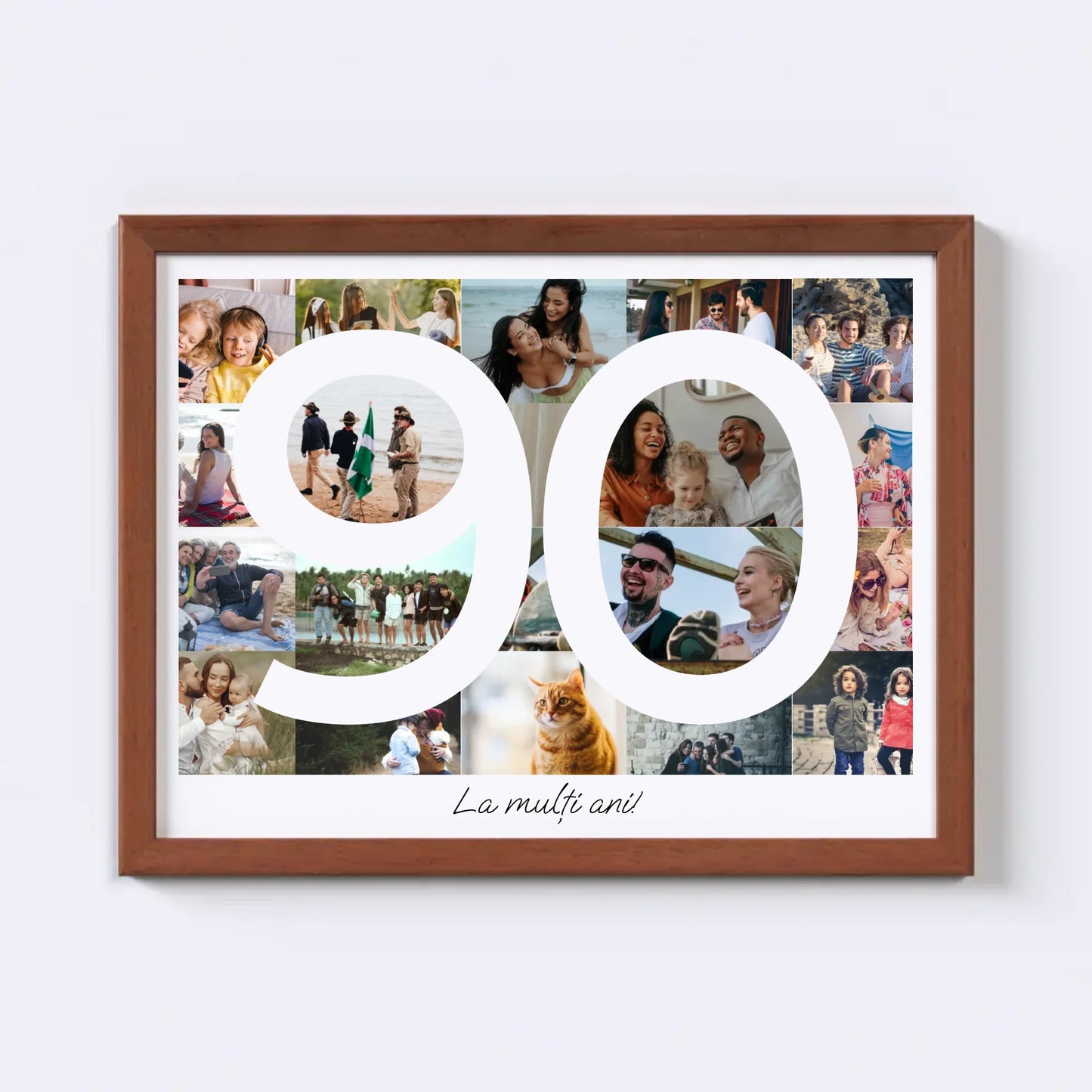 Colaj foto pentru aniversarea de 90 de ani