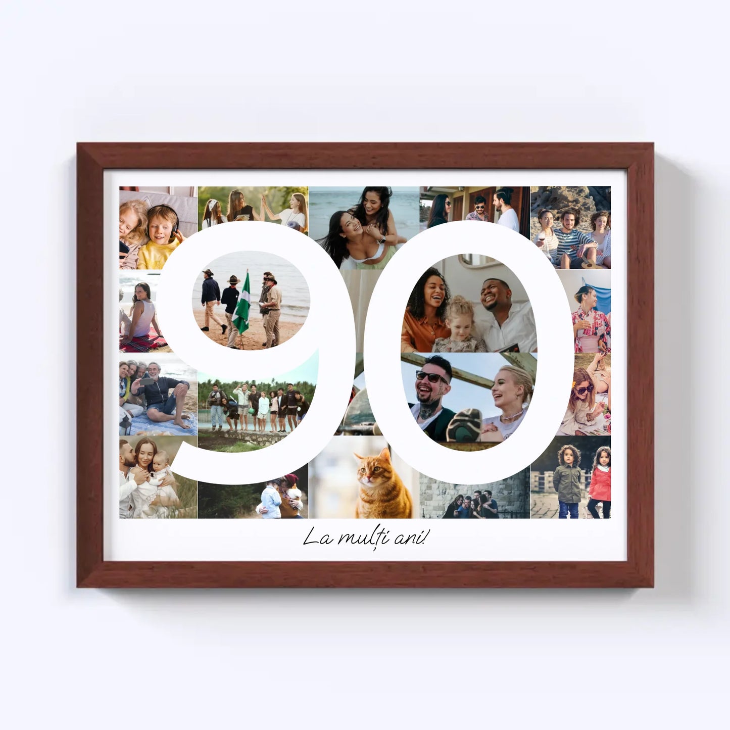 Colaj foto pentru aniversarea de 90 de ani