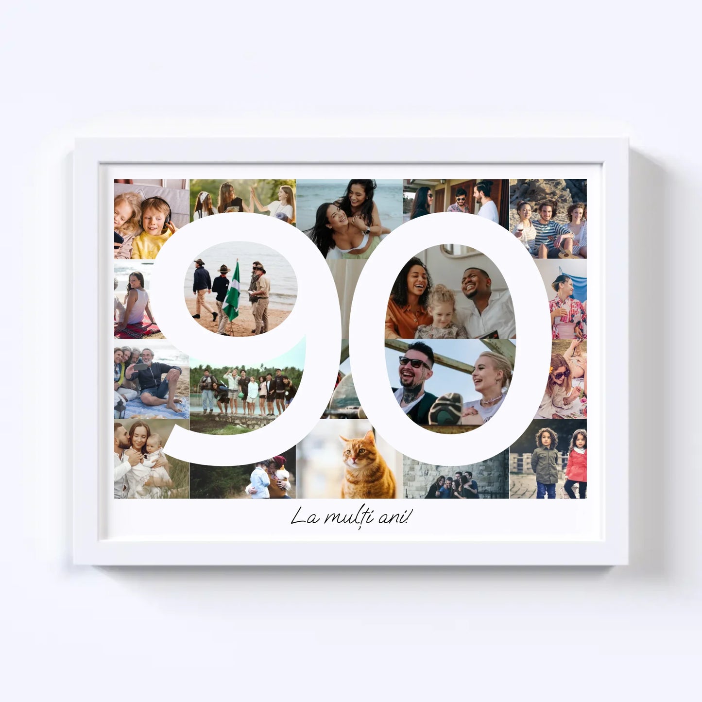 Colaj foto pentru aniversarea de 90 de ani