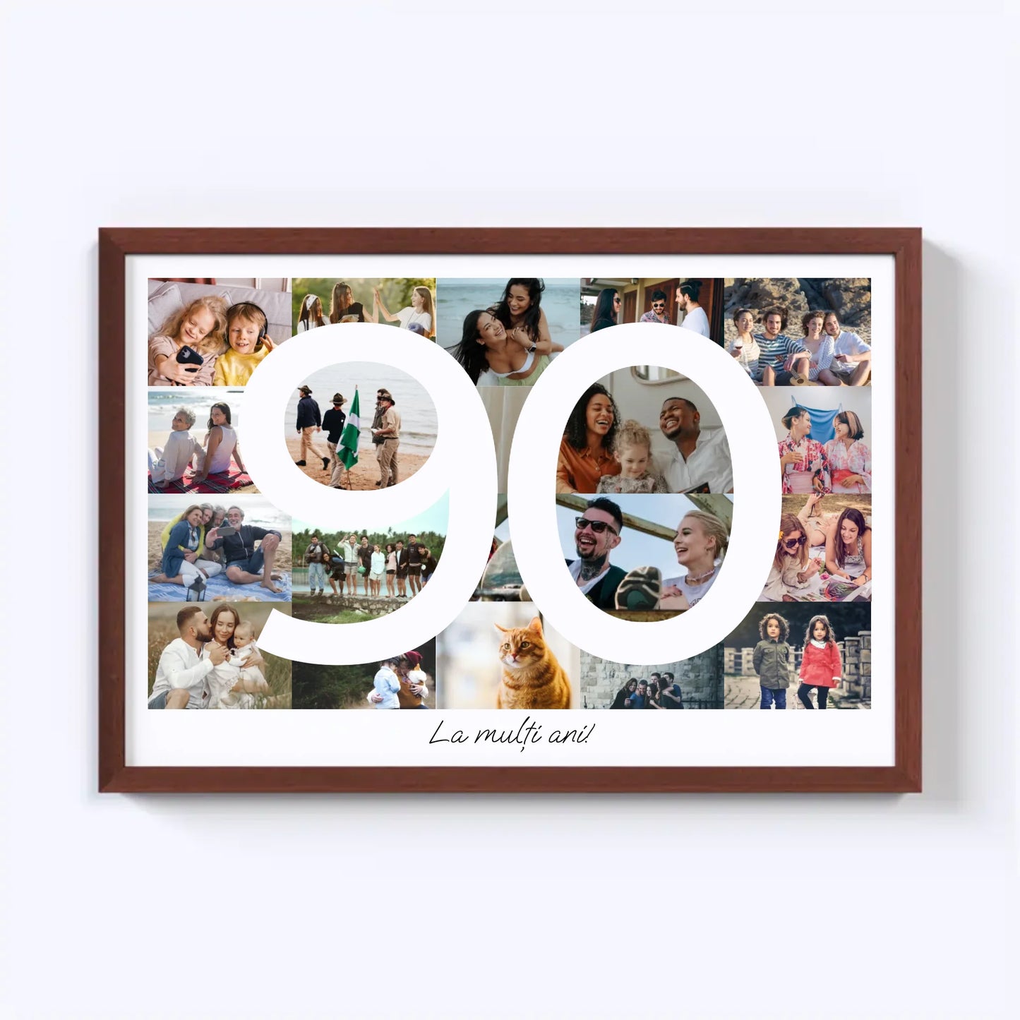 Colaj foto pentru aniversarea de 90 de ani