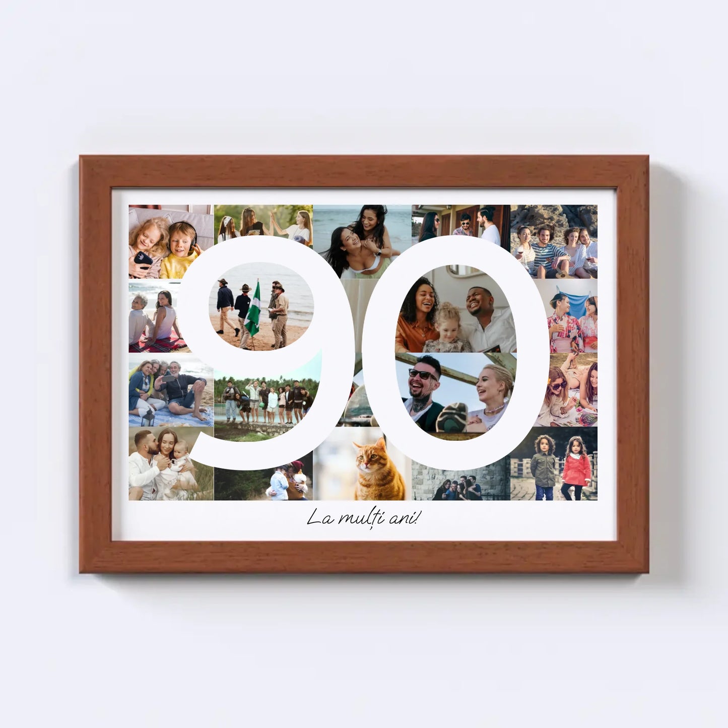 Colaj foto pentru aniversarea de 90 de ani