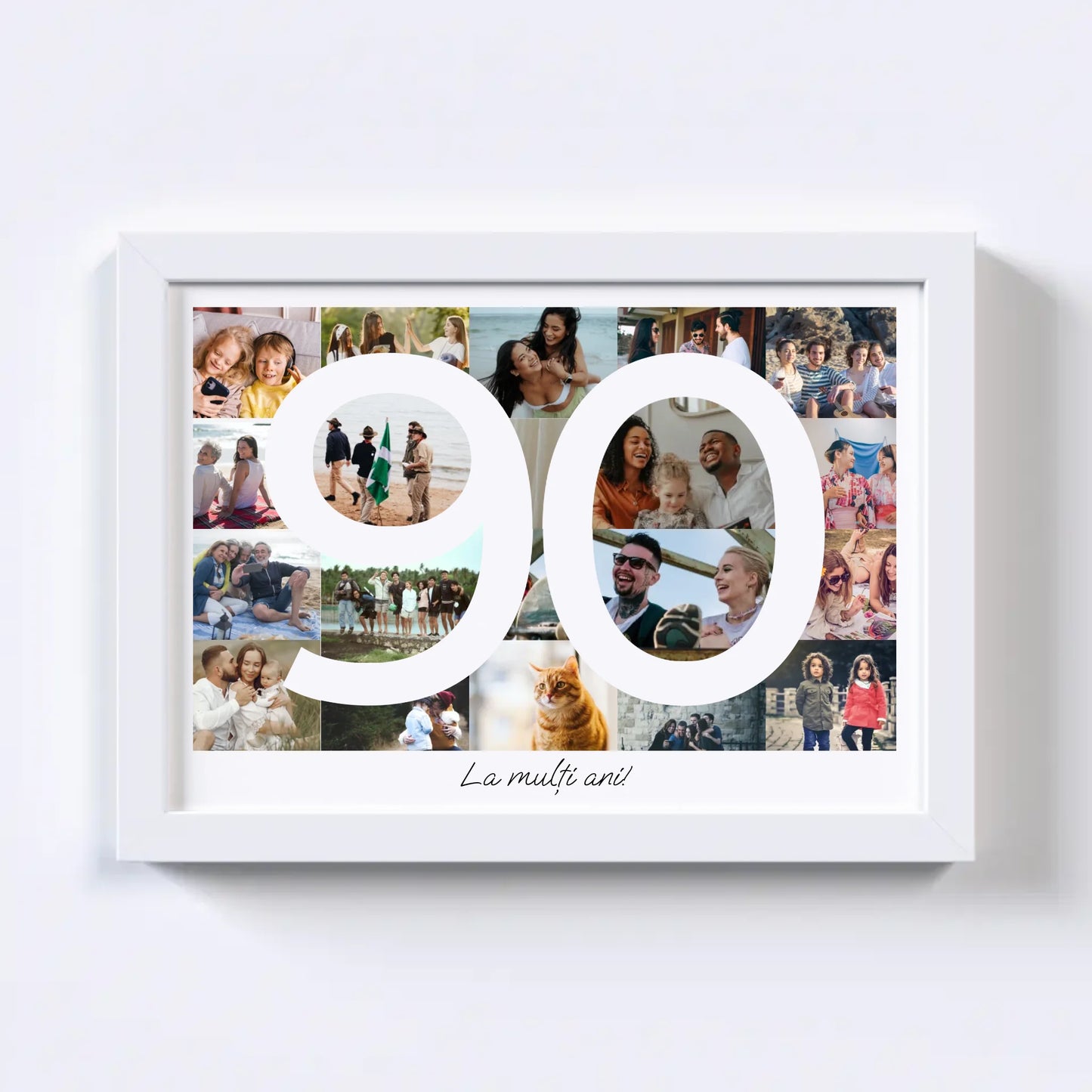 Colaj foto pentru aniversarea de 90 de ani