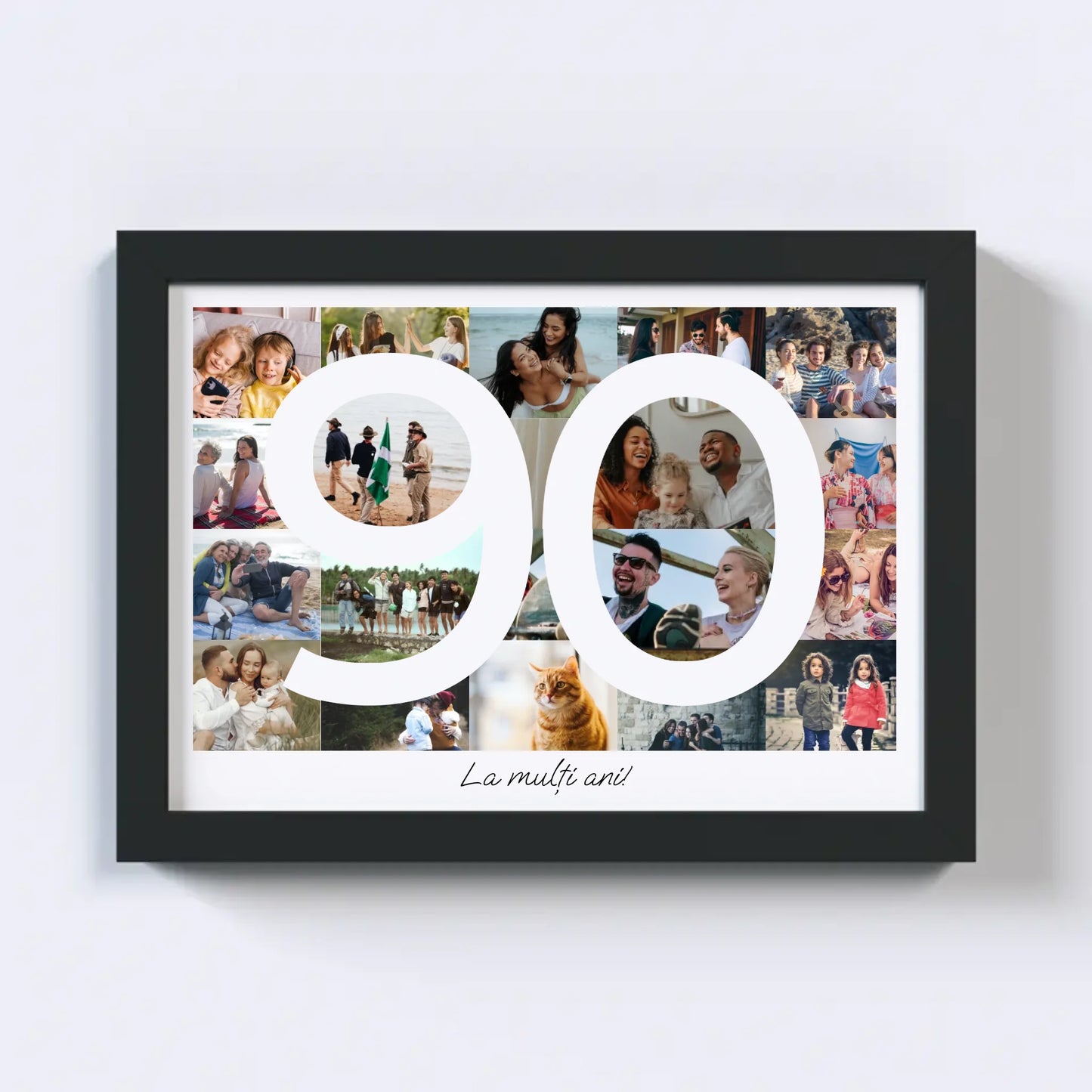Colaj foto pentru aniversarea de 90 de ani