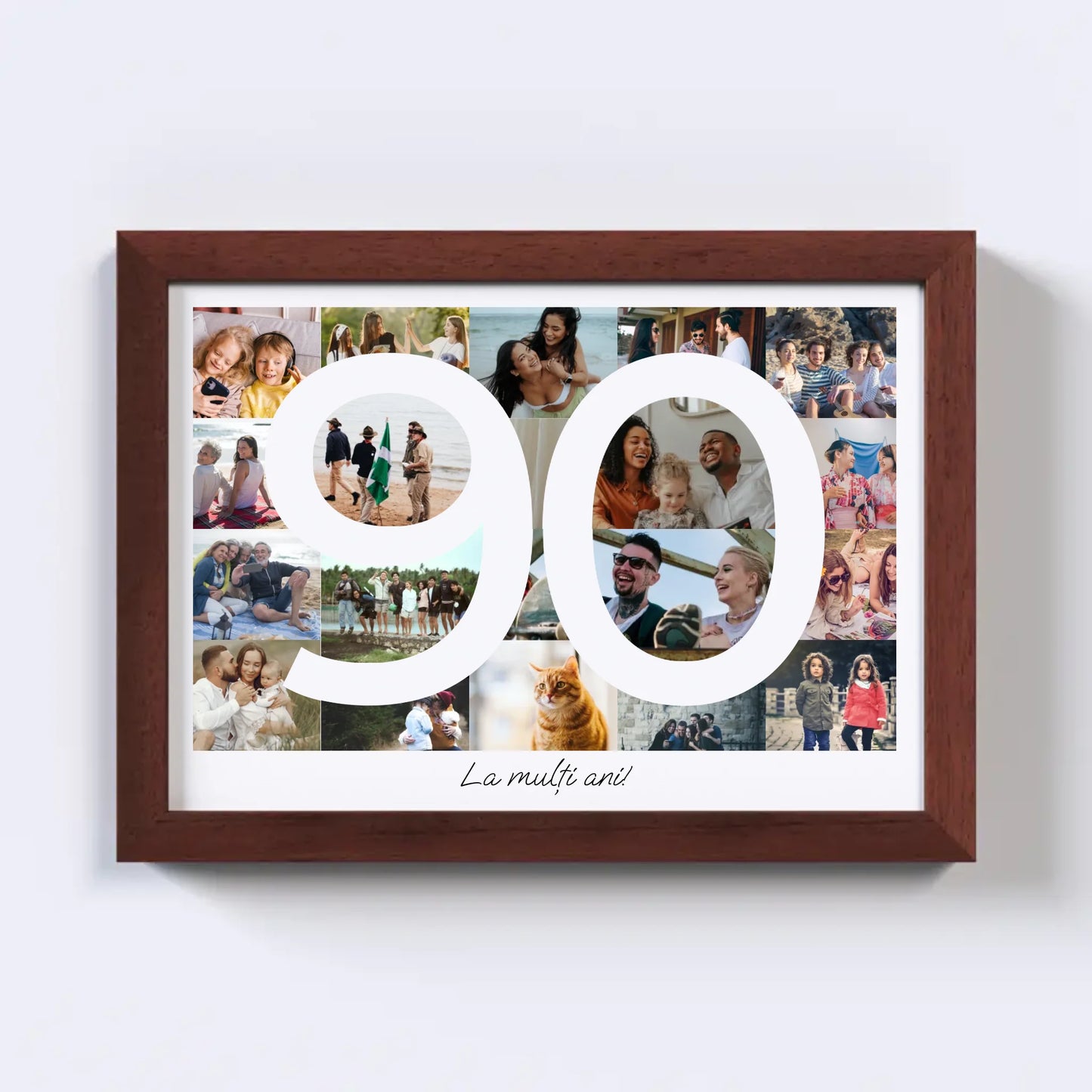 Colaj foto pentru aniversarea de 90 de ani