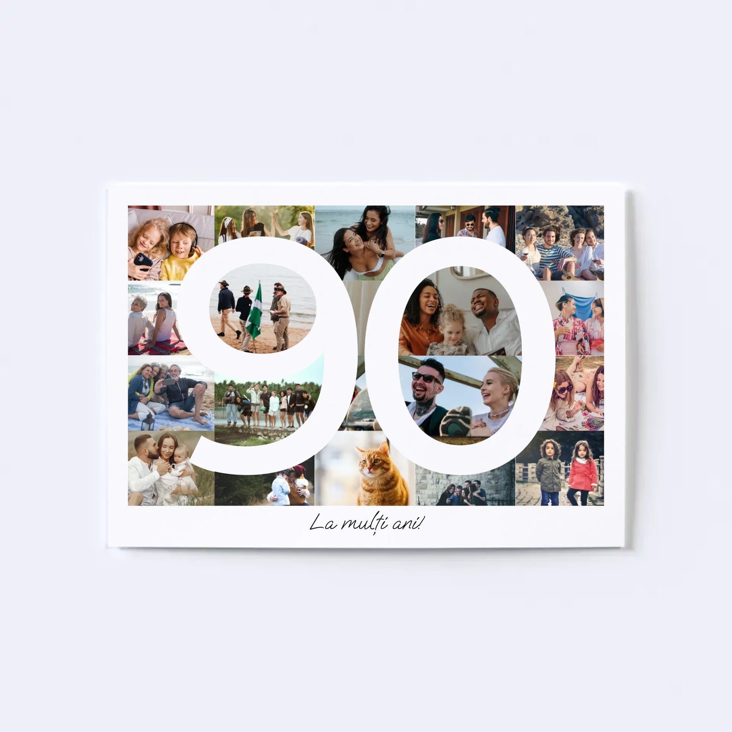 Colaj foto pentru aniversarea de 90 de ani
