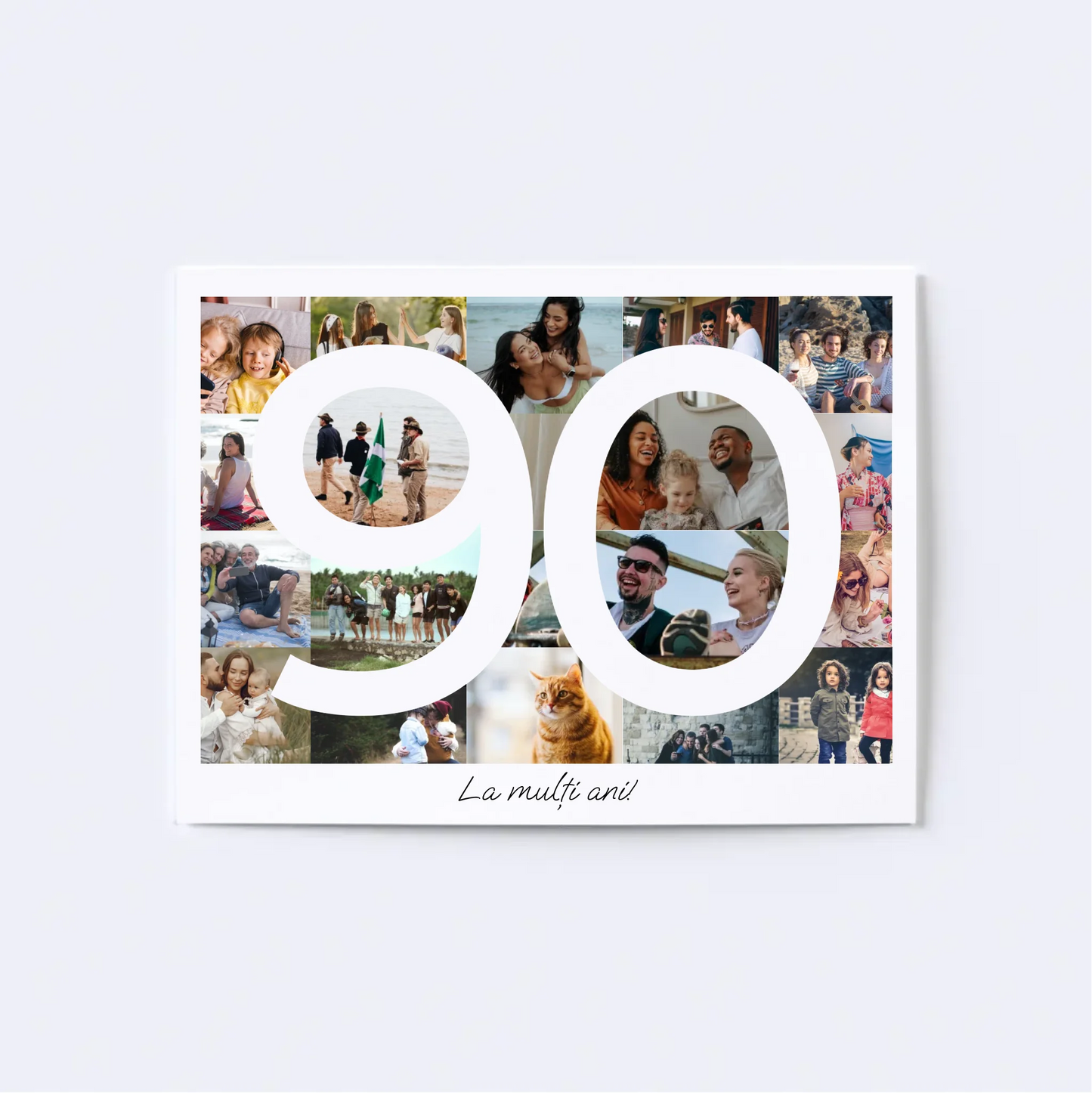 Colaj foto pentru aniversarea de 90 de ani