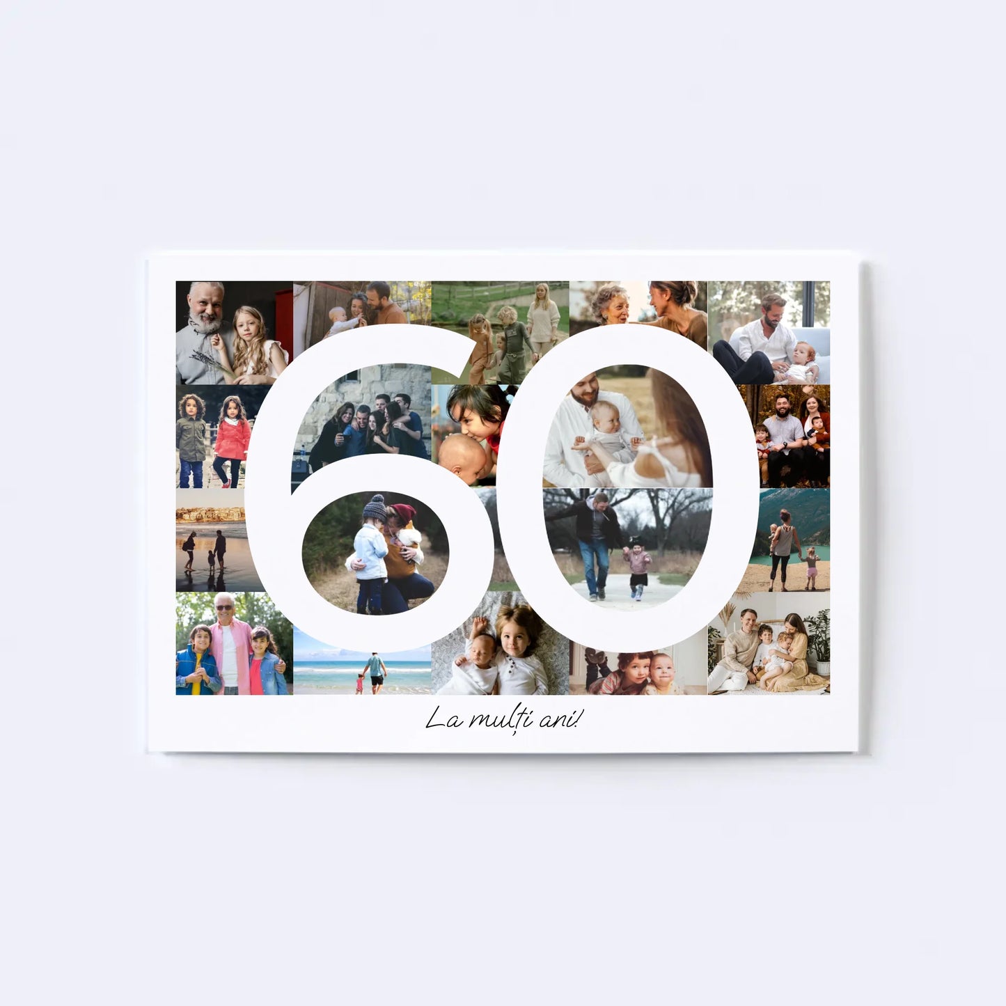 Colaj foto pentru aniversarea de 60 de ani